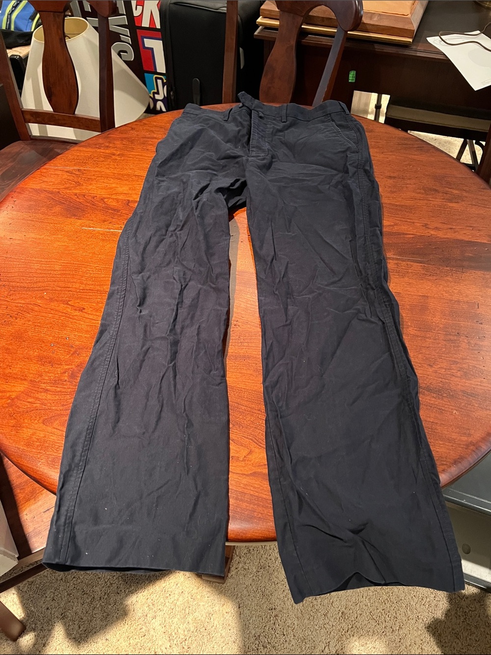 Faconnable Men's Navy Chino Pants